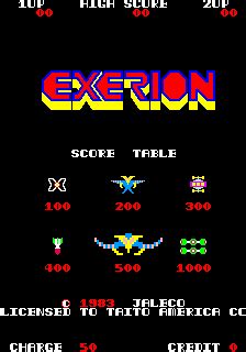 [mdk] Exerion (Taito) download for mame 0.284
