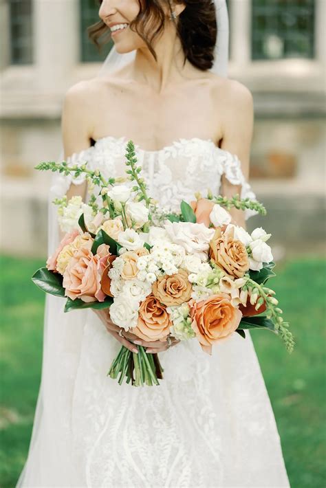Flowers of terracotta dreams! | Ann Arbor wedding flowers — Red Poppy ...
