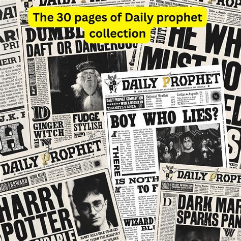 Hogwarts Daily prophet Wizarding Newspaper Collection – Happy Jugnu