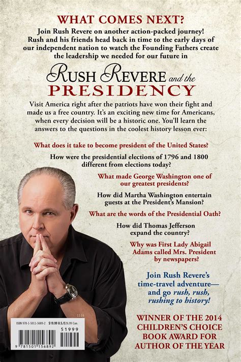 Rush Revere and the Presidency | Book by Rush Limbaugh, Kathryn Adams ...