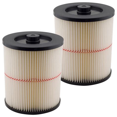 2 Pack Replacement Filters 17816 Compatible with Shop Vac Craftsman 9-17816, Fits Most 5 Gallon ...