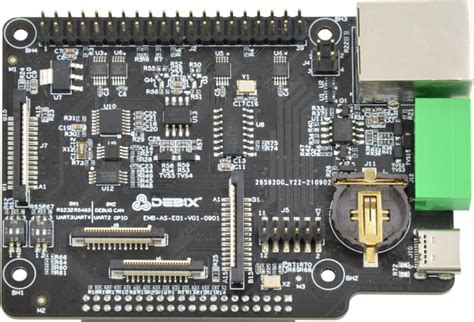 EMB-AS-E01 Polyhex | Polyhex DEBIX Model A I/O Board Ethernet, PoE I/O ...