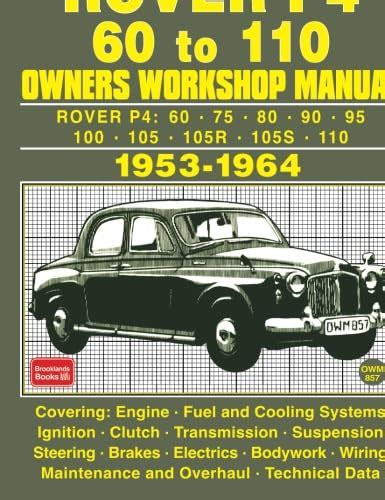 Buy ROVER P4 60 TO 110 1953-1964 Book Online at Low Prices in India ...