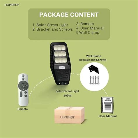 Automatic solar street light outdoor waterproof road lights – HOMEHOP®