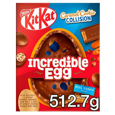 KitKat Caramel Cookie Collision Milk Chocolate Incredible Easter Egg 512.7g | Easter Eggs ...
