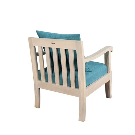 Breezy Blue Single Seater Sofa | Fabuliv