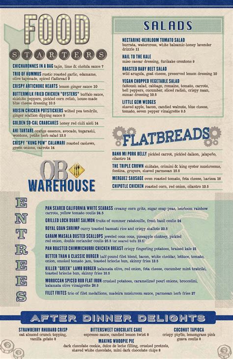 SanDiegoVille: First Look at the Menu of Cohn Restaurant Group's Newest ...