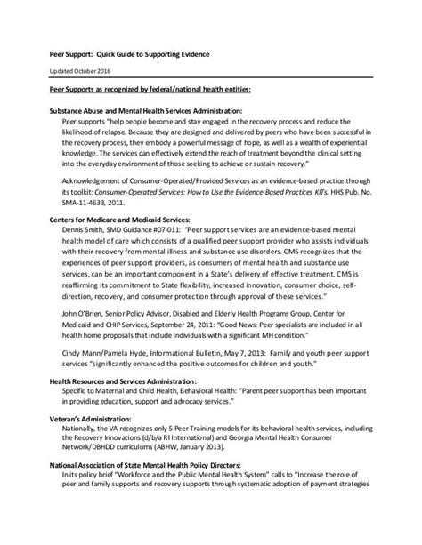 Image result for Peer Support Documentation Examples