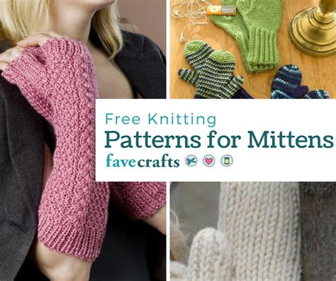 Image result for Mittens Knitting Pattern