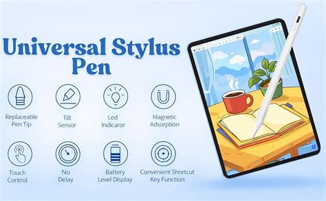 Amazon.in: Buy Universal Stylus Pen for Touchscreens, Rechargeable Fine ...