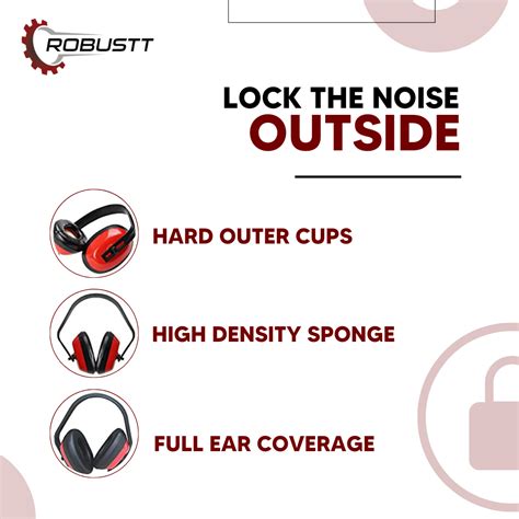 Buy Ear Muffs for Noise Reduction with Adjustable Bands – Robustt