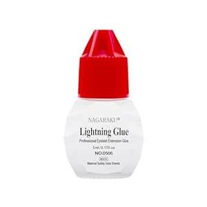 NAGARAKU Lightning Eyelash Extension Glue from BELLE GAGA 0.5s Fast ...