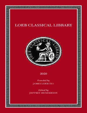 Rezultat imagine pentru Loeb Classical Library History