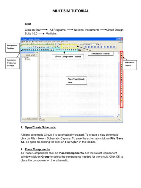 Image result for Multisim Tutorial Español