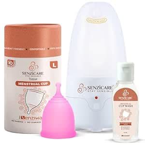 Senziwash Truecup Reusable Menstrual Cup Large Size for Women ...