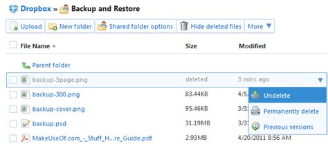 Image result for How to Recover Dropbox Files