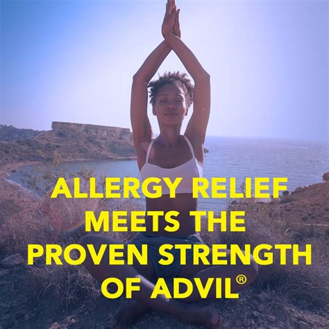 Advil Allergy Congestion Relief Pain Fever Reducer 50 Tablets ...