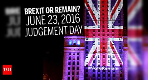 Britain to Brexit or not - Times of India