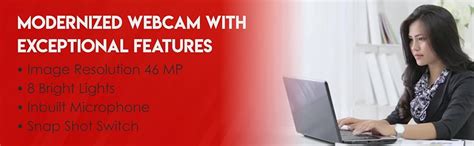 Quantum QHM500LM 8 Light Webcam for Laptop/Desktop (Silver) : Amazon.in ...