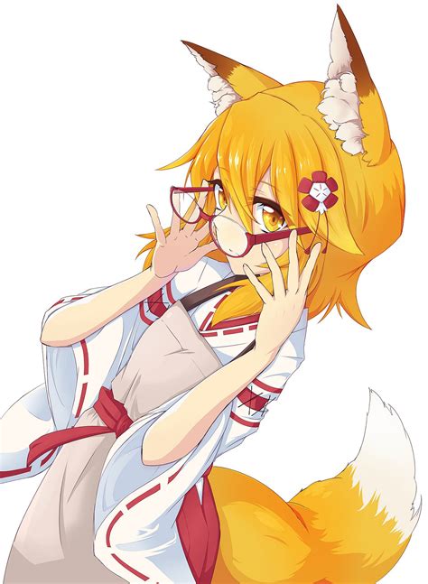 Cute fox-girl: Sewayaki Kitsune no Senko-san anime art [Artist: Suu2510] - Sewayaki Kitsune no ...