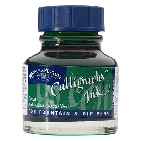 W&N Calligrpahy Ink Green 30 ML | Art Lounge