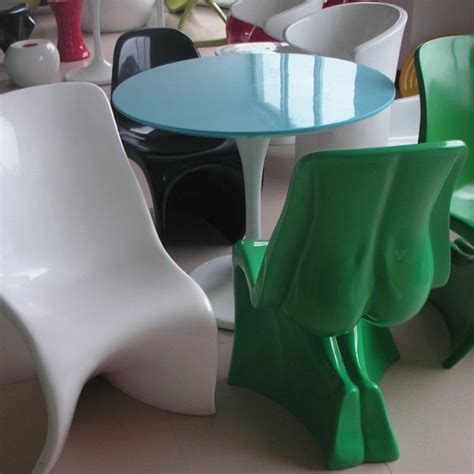 尚色 创意椅子 休闲椅 时尚 简约 转椅 个性酒杯椅 玻璃钢 RL108_尚色旗舰店