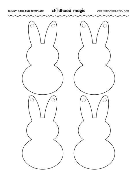 Easter Bunny Templates Printable Free | Printable Templates