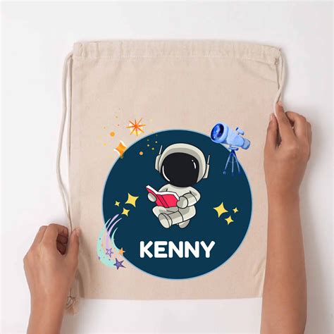 Custom Drawstring Bag - Space Ranger 8466395332739 – Chatterbox Labels