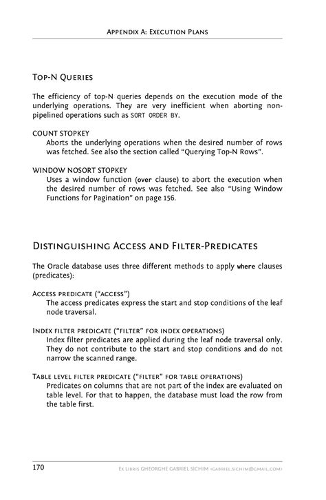 Image result for SQL Performance Explained