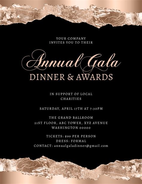 Gala Event Program Template 的图像结果