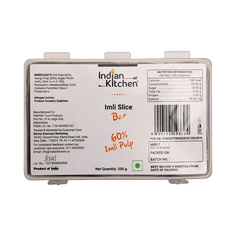 Indian Kitchen Imli Slice Bar 200g