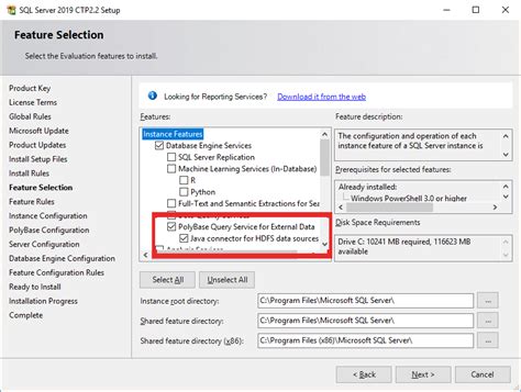 SQL Server 2019 Poly Base 的图像结果