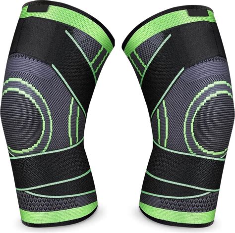 Buy Leosportz Fabric Knee Caps For Men Women Gym Workout(Pack Of Two ...