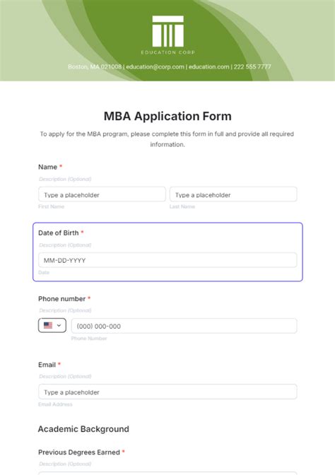 Image result for MBA Program Application