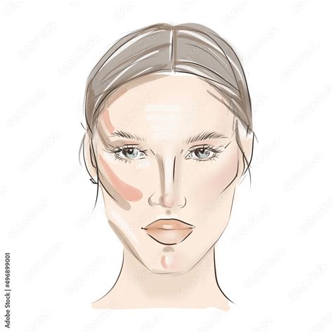 Image result for Contour Face Map