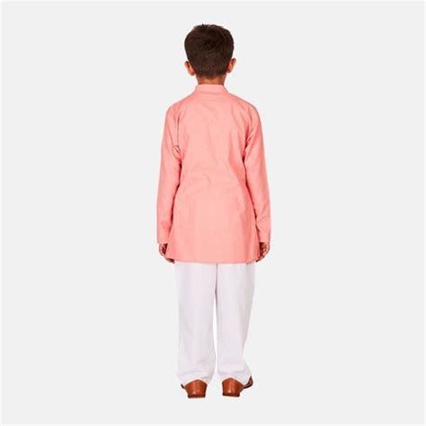 Cotton Kurta Pajama Set, Baby Pink – folkcultureclothing