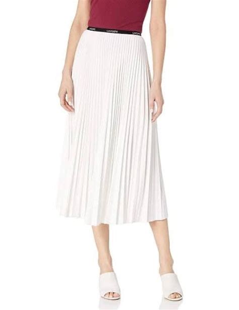 Lacoste White Pleated Skirts for Women | Mercari