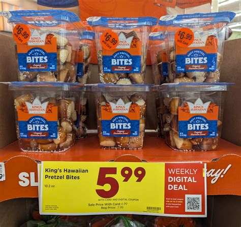 King’s Hawaiian Soft Pretzel Bites Just $5.99 At Kroger - iHeartKroger