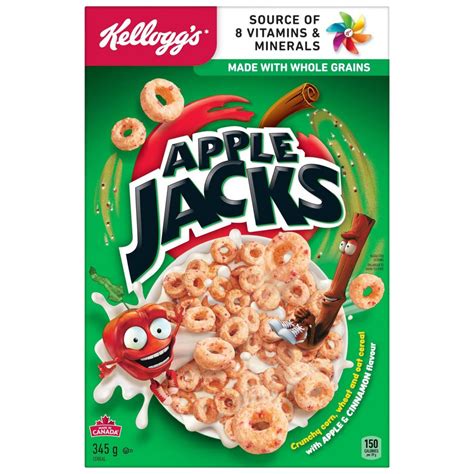 Kellogg's Apple Jacks Cereal (Canadian) - 11.3oz (320g) – Poppin Candy