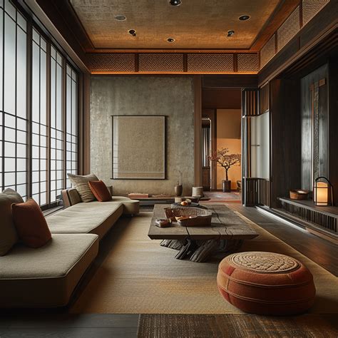 Japanese Interior Traditional Living Room Interior Design,modern