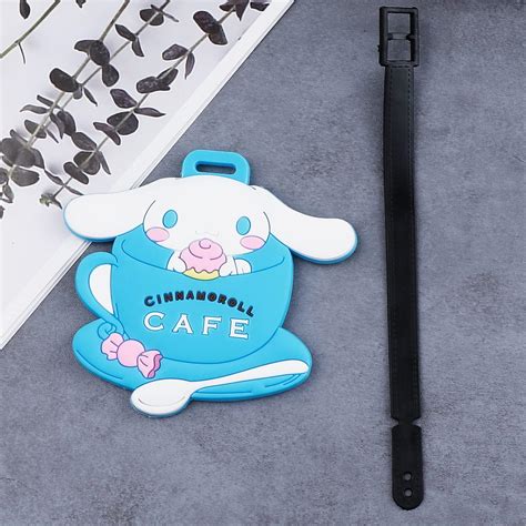 Buy Kitty Luggage Tag Cinnamoroll Suitcase ID Tag with Silicone Belt ...