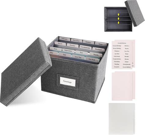 Card Organizer Box With Dividers at Margaret Valez blog