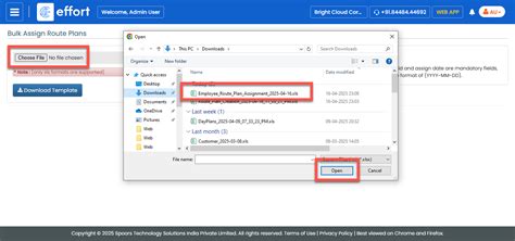 Bulk Assign Route Plans