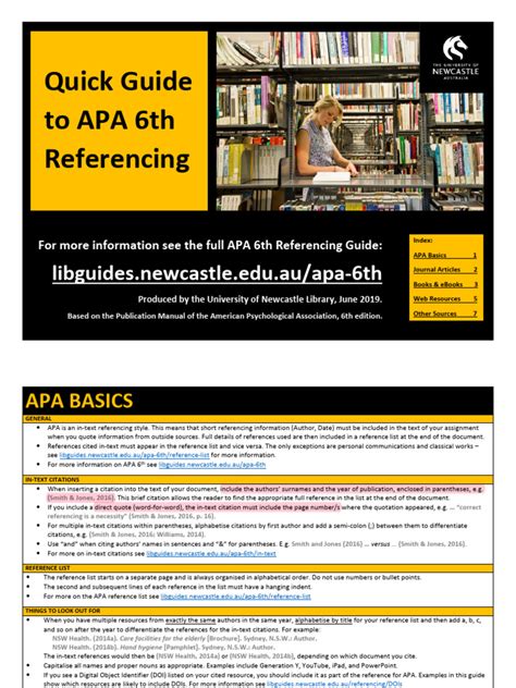 Image result for APA Format Printable Guide