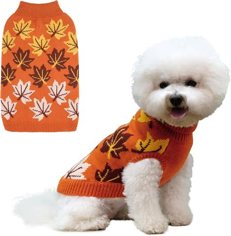 Amazon.com : KOOLTAIL Small Dog Sweater, Cold Weather Dog Knitted ...