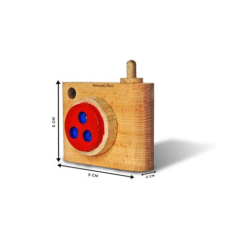 Buy Wooden Camera Natural Pretend Toy | Natural Toys | Natural.Toys