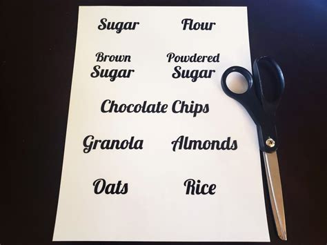 DIY Kitchen Labels for Better Organization - Make Something Mondays