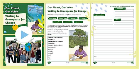 Our Planet, Our Voice: Writing to Greenpeace for Change