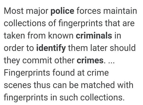 how IT helps in criminal identification and law enforcementplz reply ...
