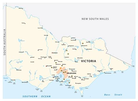 Detailed Map Of Victorian Towns – SFKAD